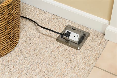 floor mount electrical box|recessed floor outlet boxes.